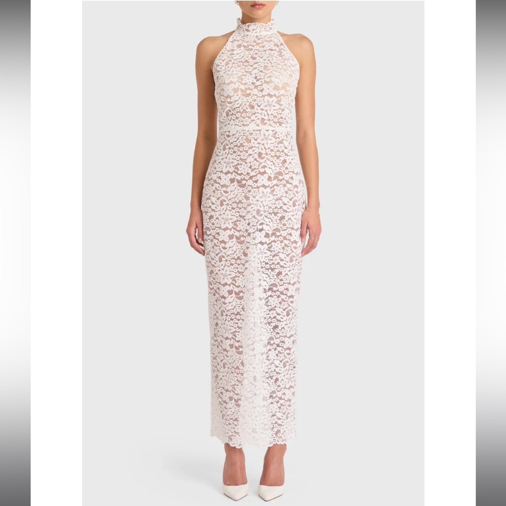 Amanda Uprichard Brynley maxi bridal dress